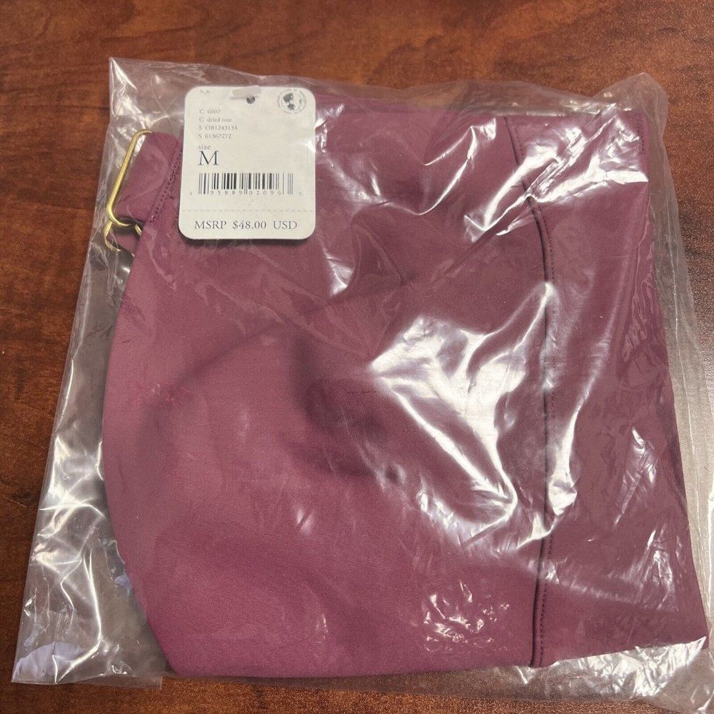 Free People Naomi Longline Bra Dried Rose Size Medium FP - Picture 9 of 9